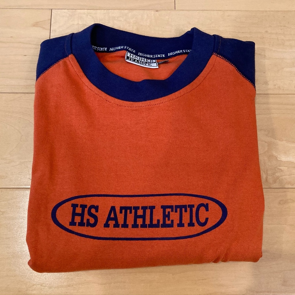 HS Athletic 100% Cotton T-Shirt Long Sleeves Large